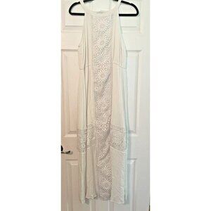 Skies Are Blue White Maxi Dress